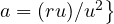 Rendered by QuickLaTeX.com \vb a = (\vb r \cross \vb u)/\norm{\vb u}^2 \big\}