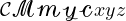 \[\mathcal{C} \mathscr{Mmyc}xyz\]